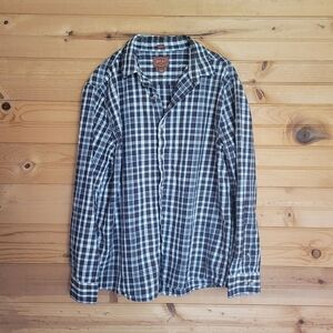 RED ALE By Alesbury Men's Plaid Button-Down Shirt,  Size: Large